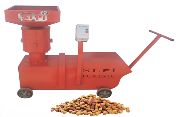 Granuleuse à énergie combiné pour aliment de bétails et compost