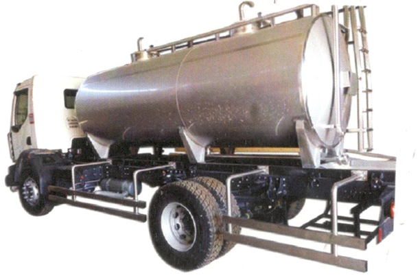 Citerne isotherme de collecte de lait différente capacité